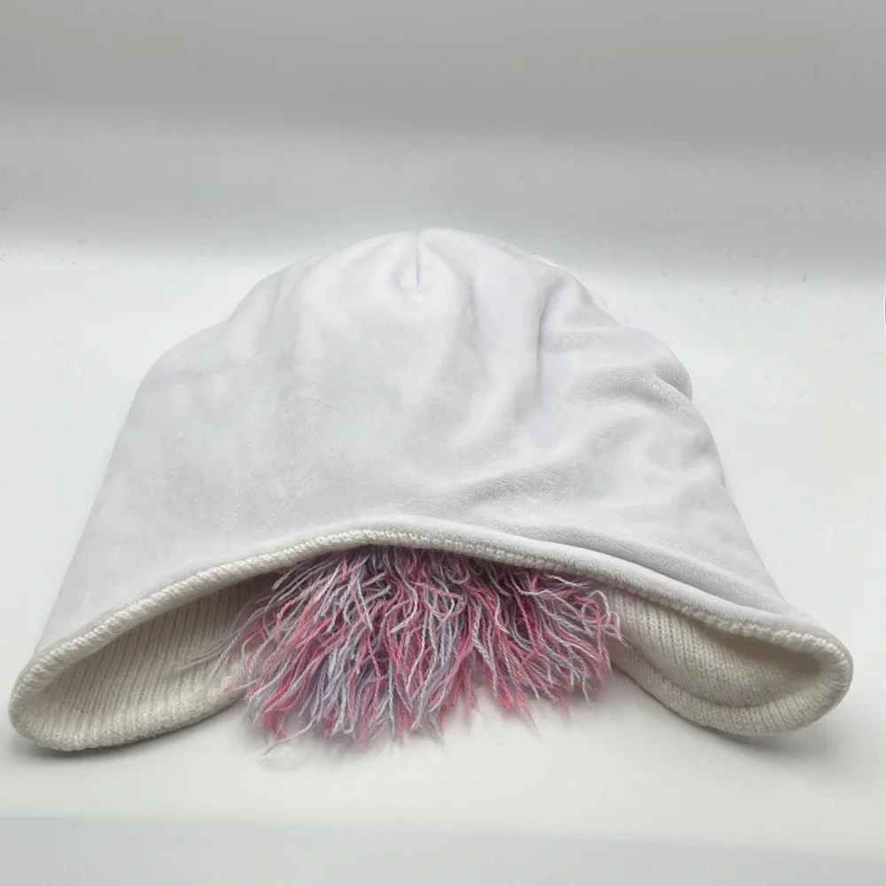 Unicorn Knit Hat with Gold Horn - Picture 7 of 9